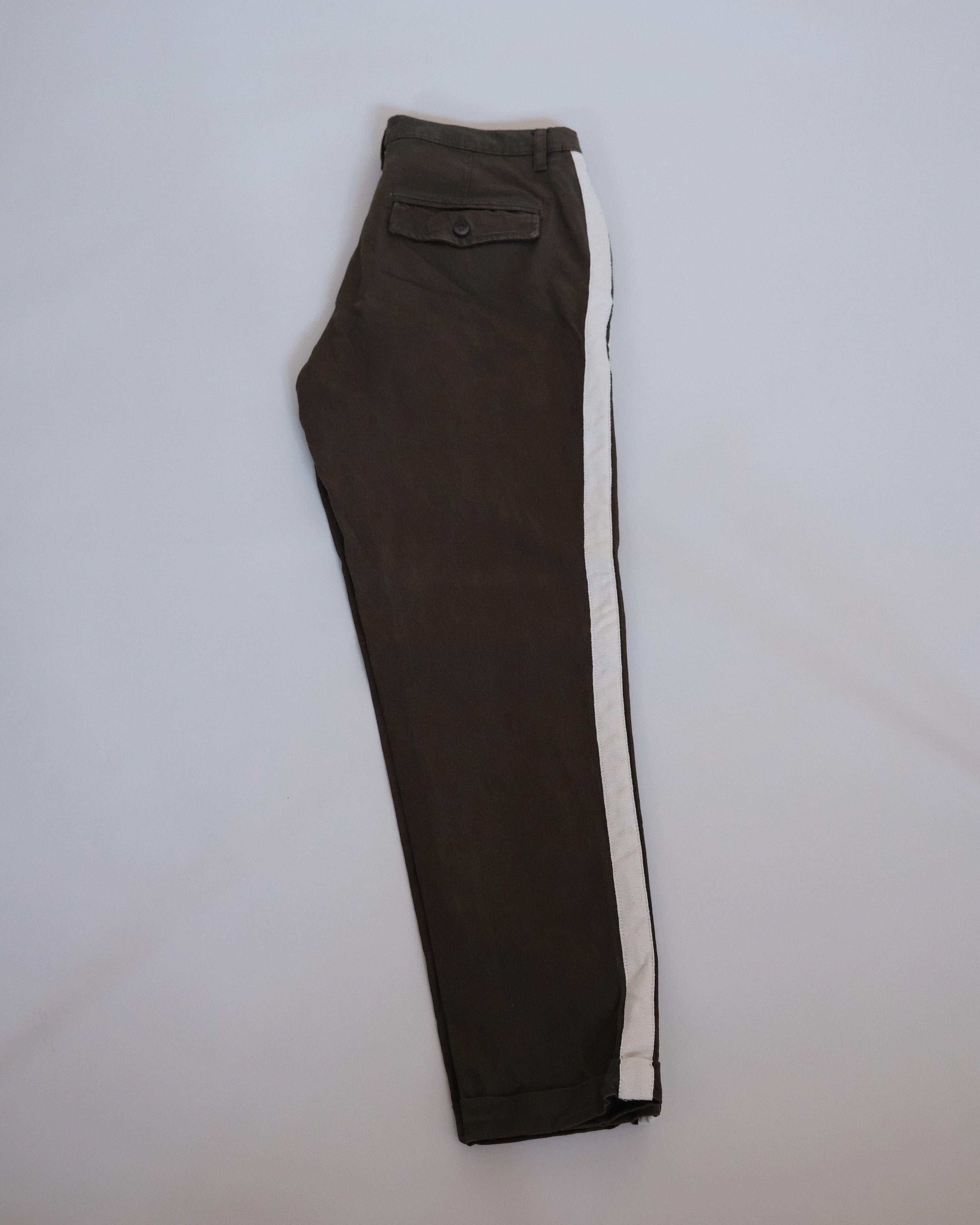 Side striped chinos