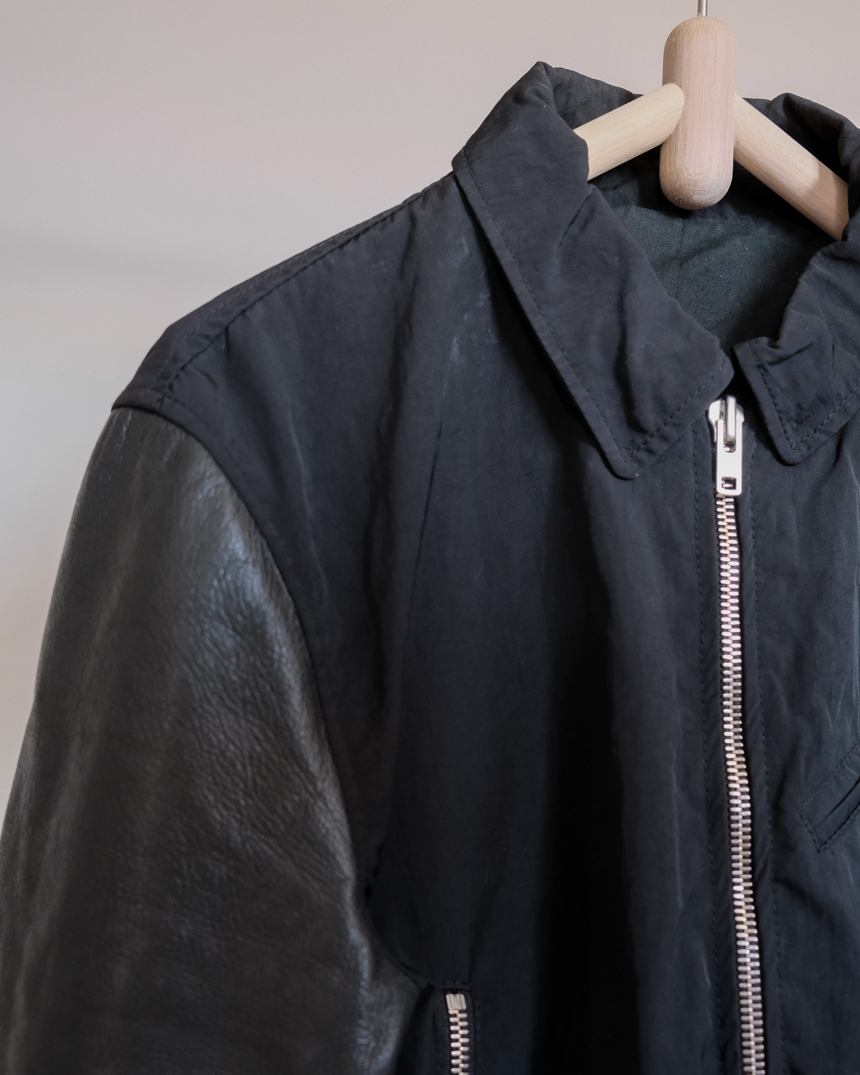 Hybrid zip jacket