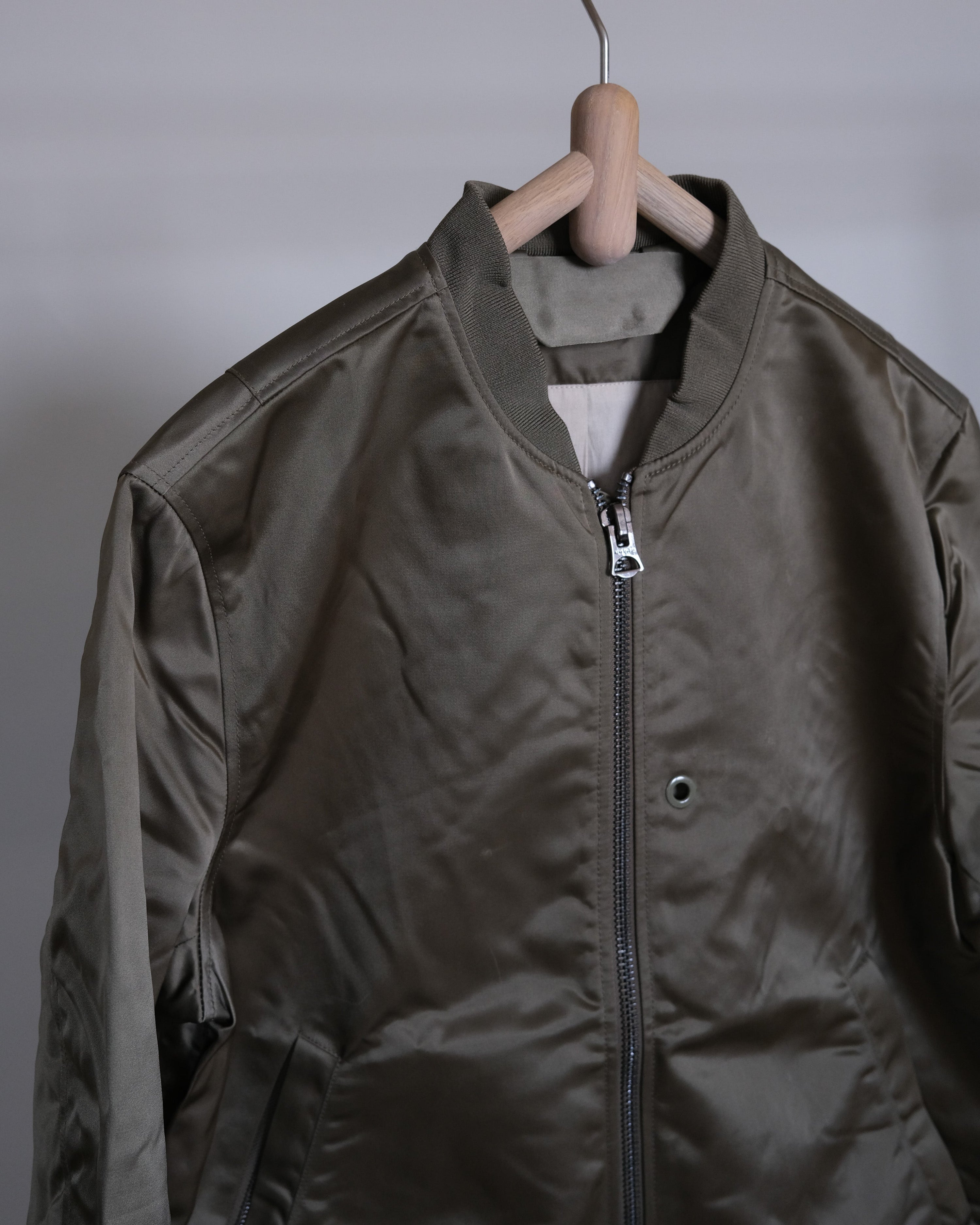 Metallic bomber jacket