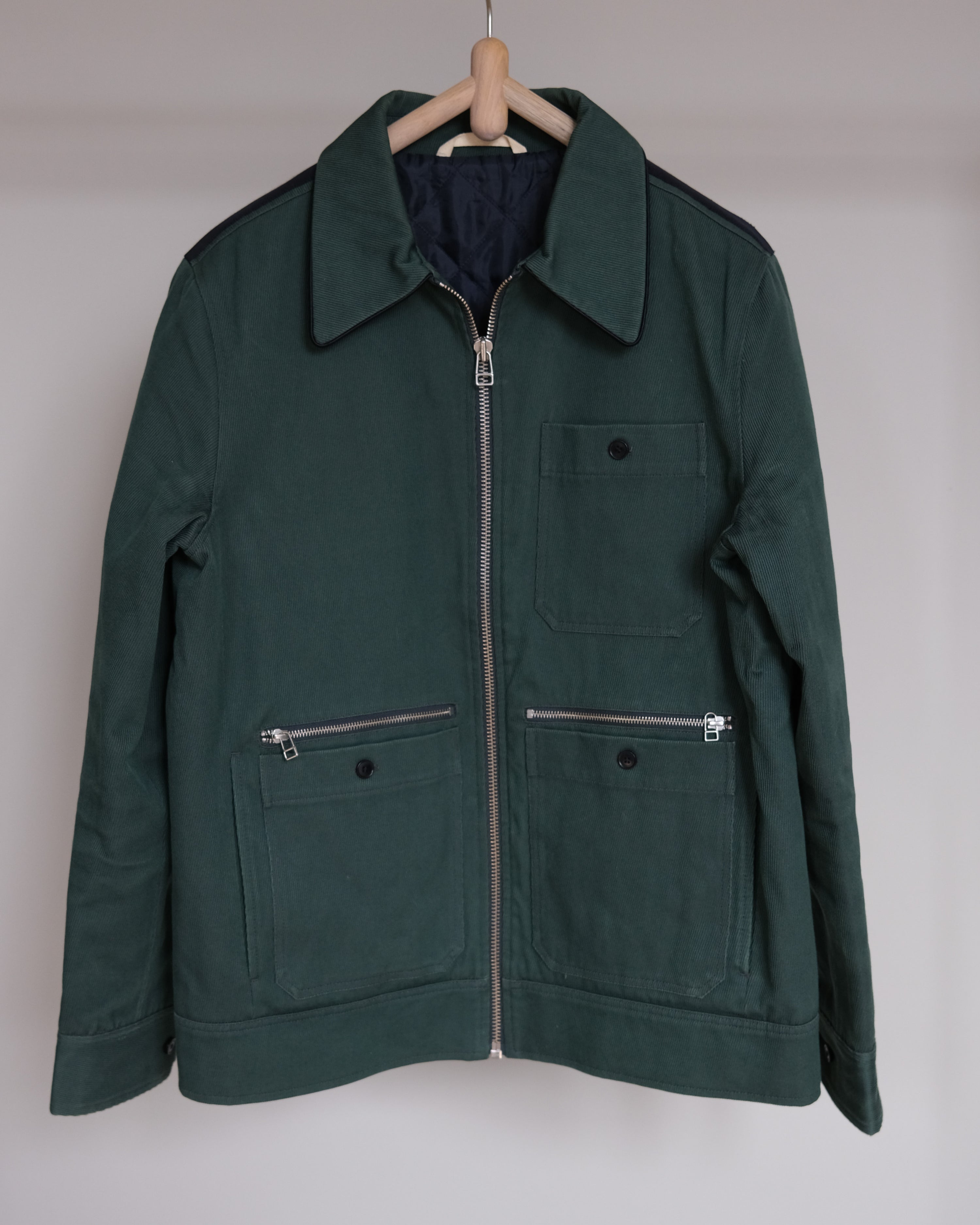 Corduroy patterned jacket