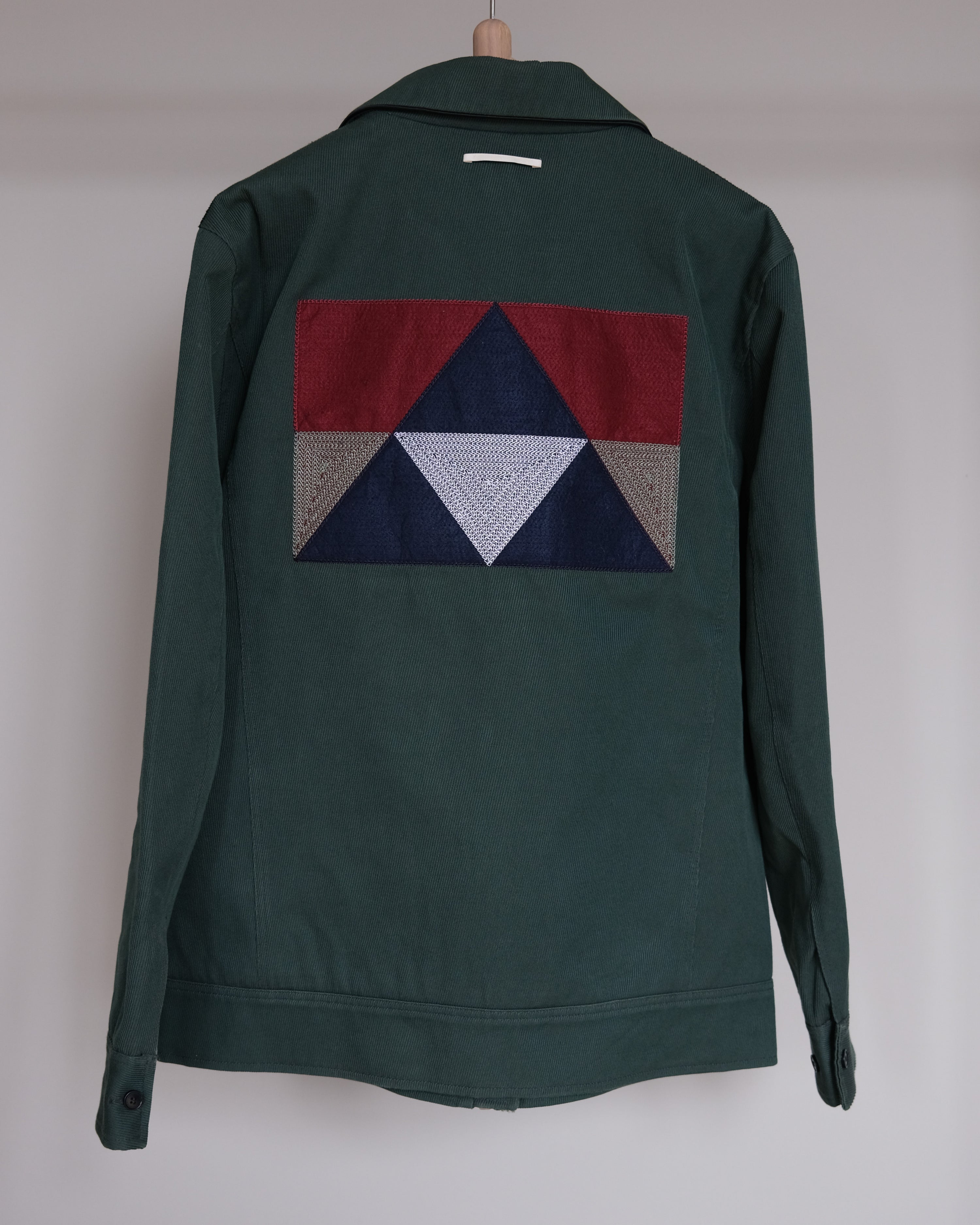 Corduroy patterned jacket