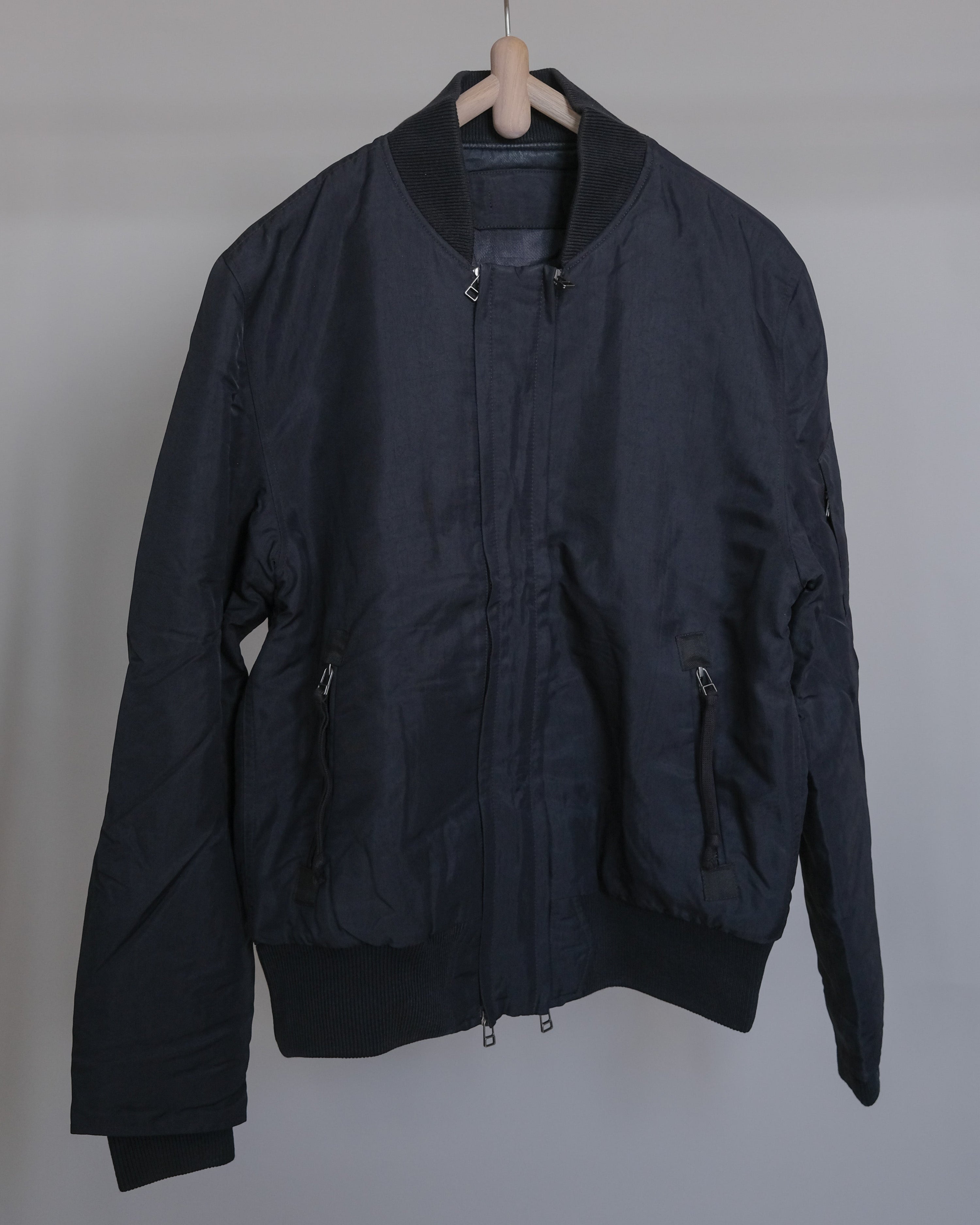 "Felix" double zip bomber jacket