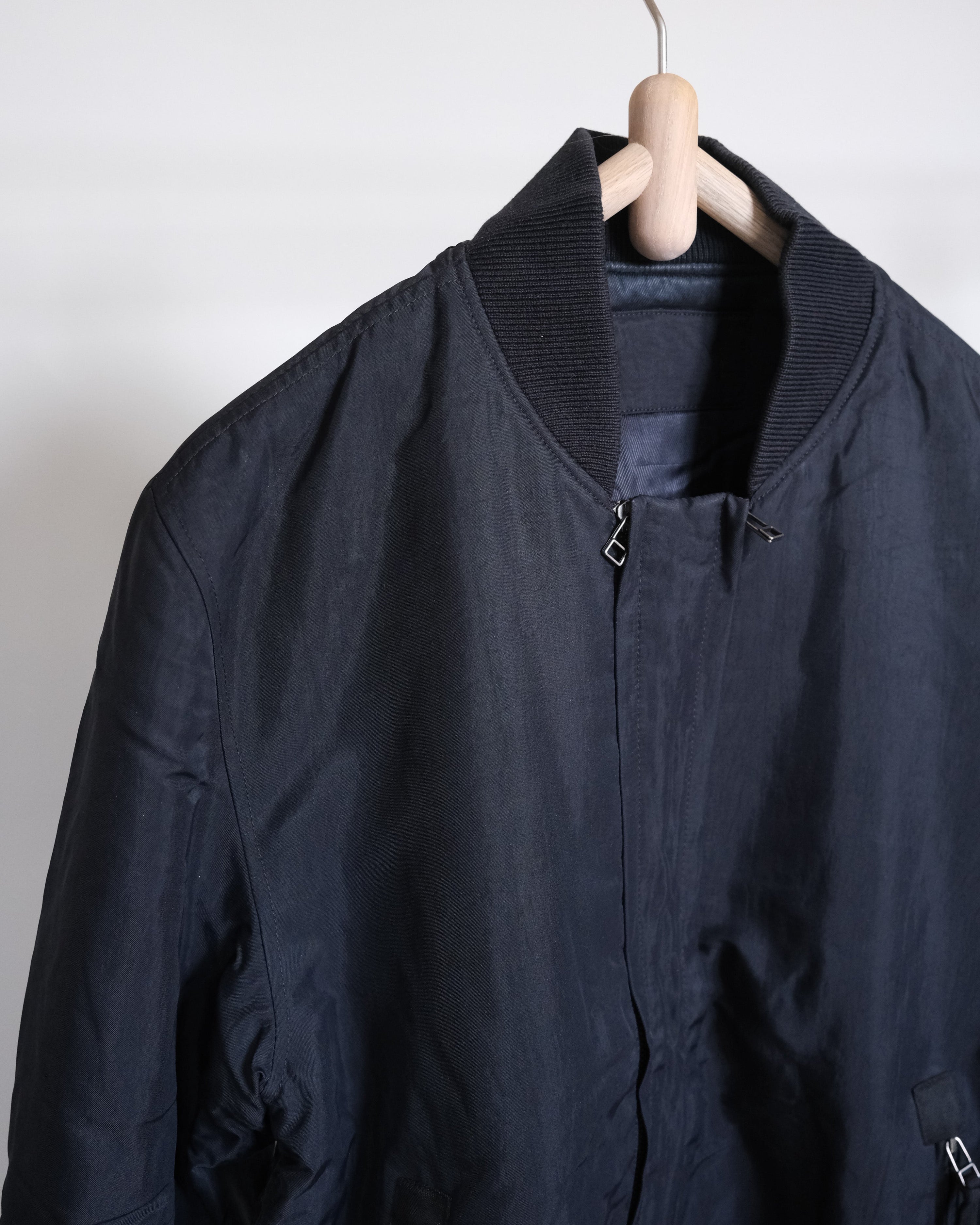 "Felix" double zip bomber jacket