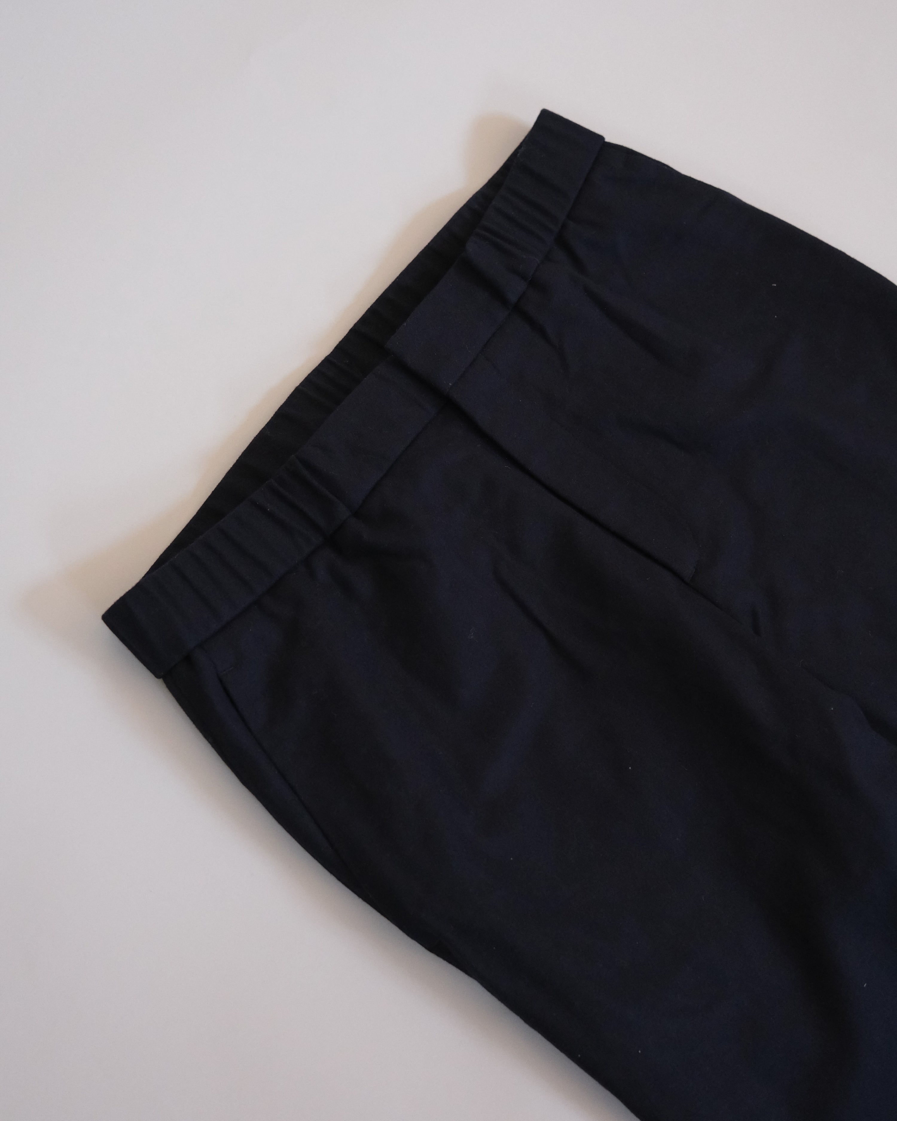Tailored wool trousers