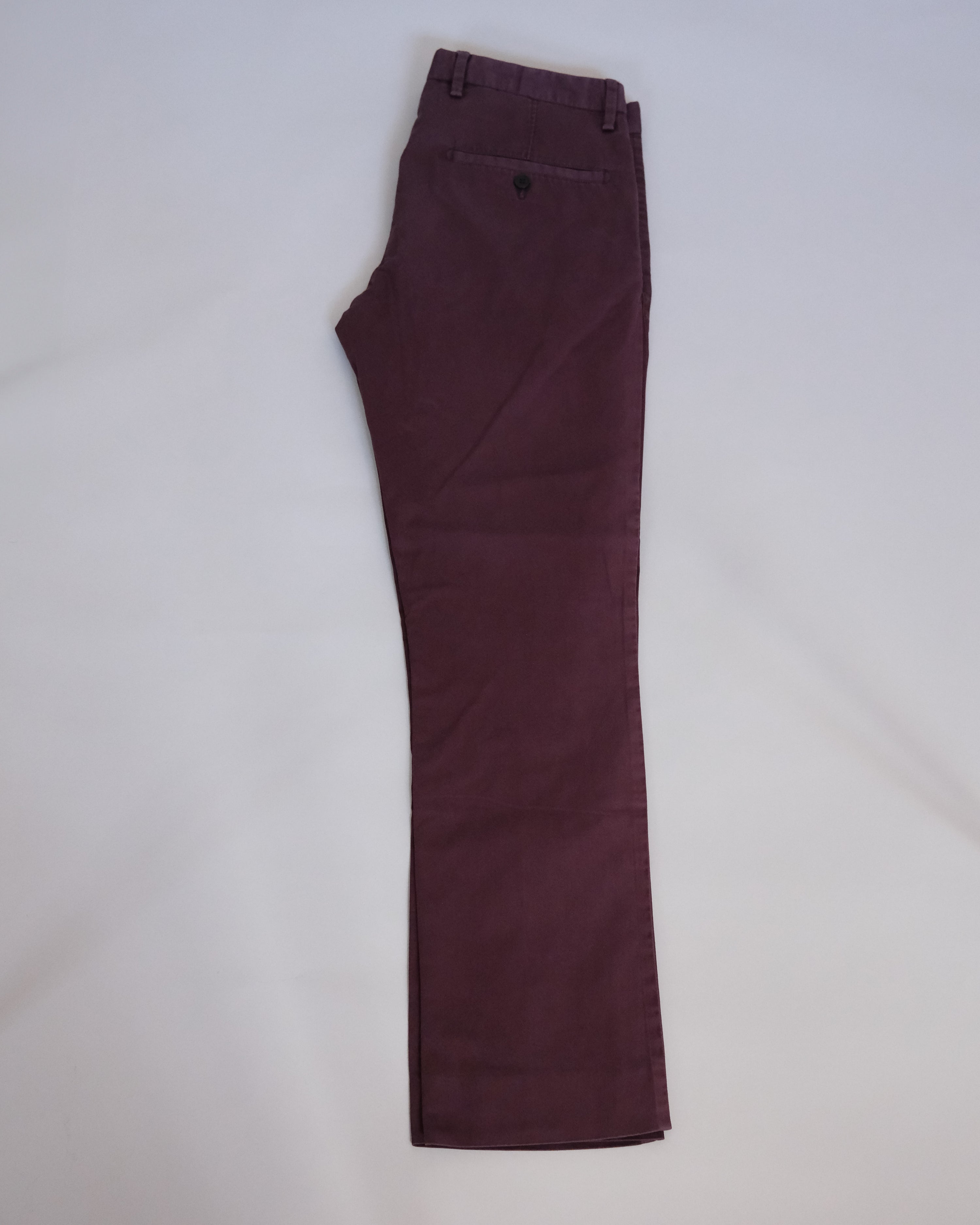 Burgundy Chinos