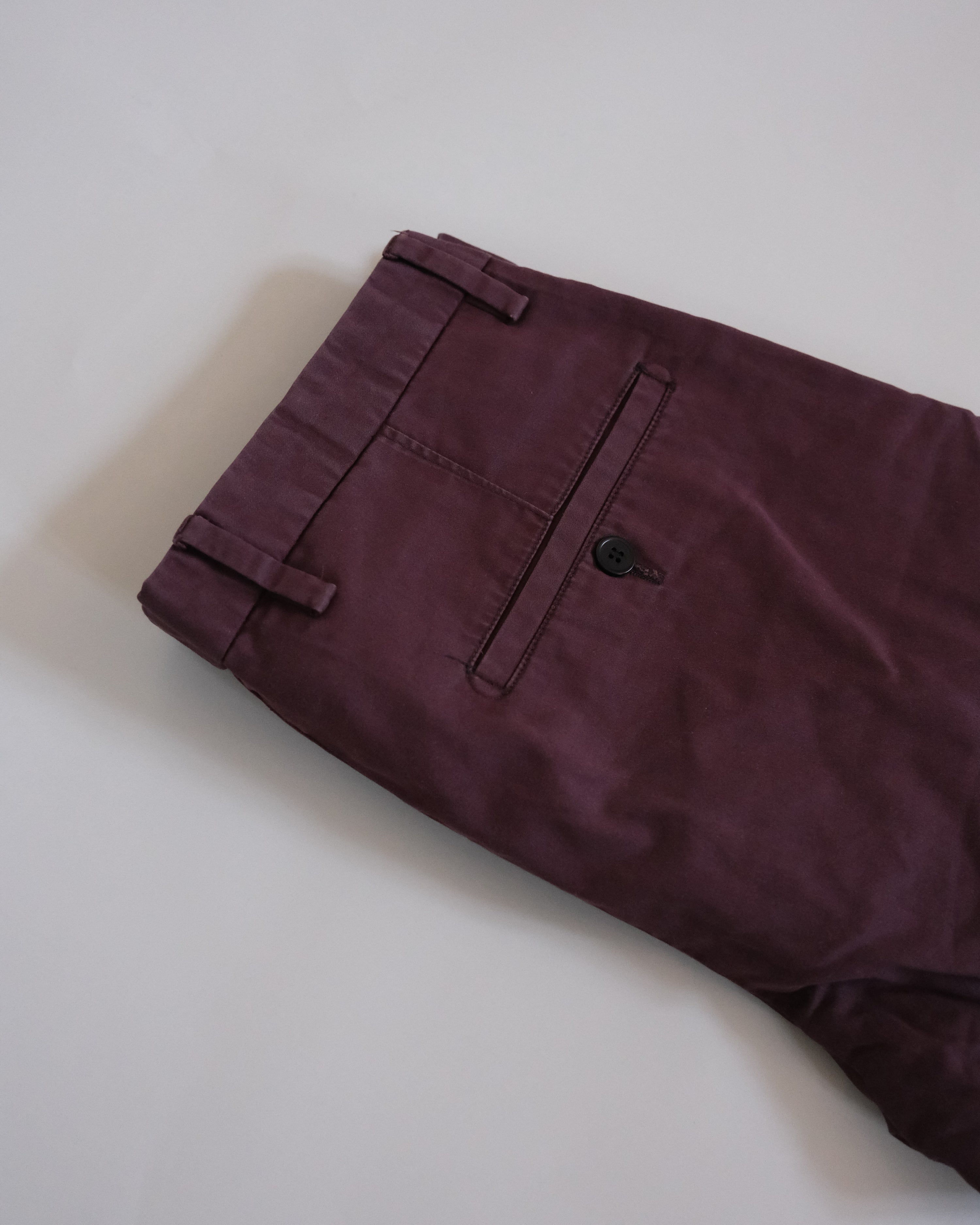 Burgundy Chinos