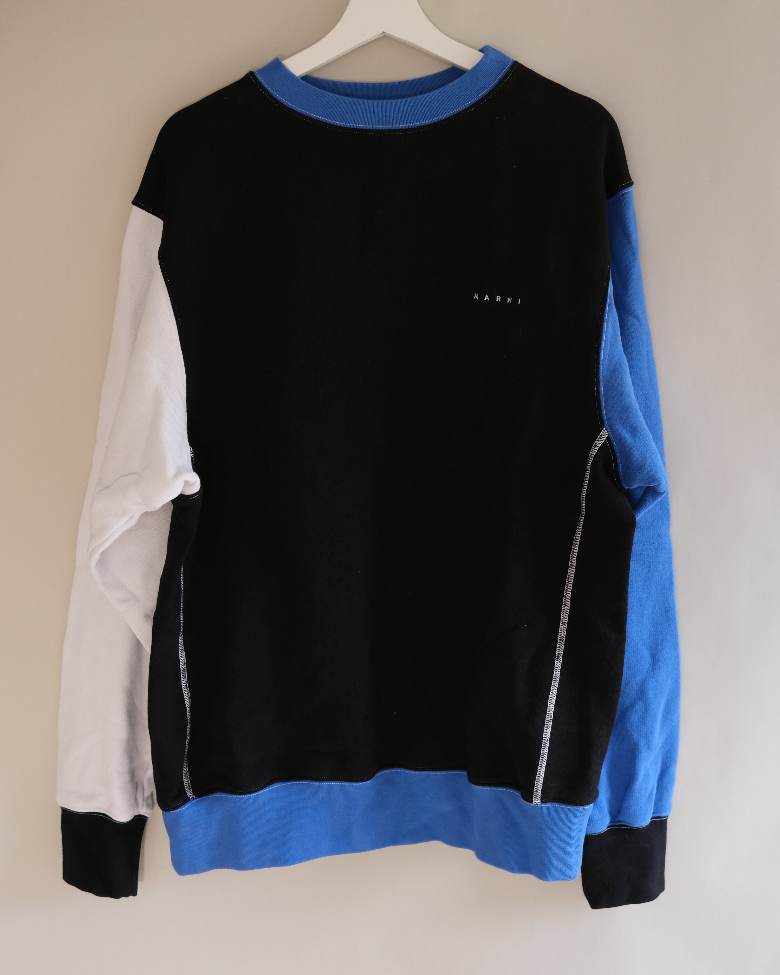 Colour-block crewneck